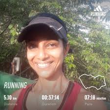 Ran a 5K this morning, gave it a solid effort.