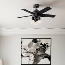 Hunter Fan 44 Hardwick 5 Blade Standard Ceiling Fan With Remote Control And Light Kit Included Reviews Wayfair