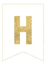 Gold Free Printable Banner Letters Paper Trail Design Free Printable Banner Birthday Banner Free Printable Printable Banner Letters