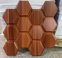 UDK China Supplier Wood Grain PVC Wall Panel Newly Woodmarble Design 3D  Wall Board for Wall Art Decor