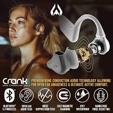 Amazon.com: Wildhorn Crank Bone Conduction Headphones Bluetooth 5.4, IPX7  Waterproof Open Ear Headphones w/Mic, Fast Charge, MP3 2500 Songs Storage  ...