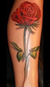 Realistic Rose Rose Tattoo Forearm Red Rose Tattoo Red Ink Tattoos