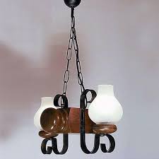 Candelabru Rustic Fabricat Manual Din Lemn Rustic 1043 Corpuri De Iluminat Lustre Aplice Energy Saver Light Bulbs Pendant Lighting Wrought Iron Glass
