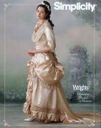 Victorian Wedding Gown Victorian Bridal Gown By Missbettysattic 30 00 Steampunk Wedding Dress Bridal Sewing Patterns Wedding Gown Patterns