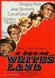 The Big Country Wettes Land 1958 German Movie Poster 3a Big Country German Movies Movie Posters