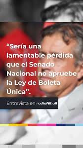 #BoletaÚnica , Mi nota en @radionihuil , #Mendoza , #congresonacional