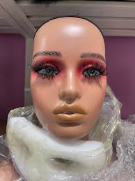 Custom Mannequin With Eyeshadow