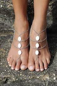 Eclipse Barefoot Sandals By Forever Soles Use Discount Code Fspinterest To Receive 5 Off Shop Now Barefoot Sandals Silver Foot Jewelry Bare Foot Sandals