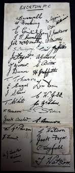 Both players' futures at city are uncertain, so using them in any deal to secure kane would be a dream for pep guardiola & co. Everton 1933 Fa Cup 37 Signatures Fa Cup Everton Cup Final