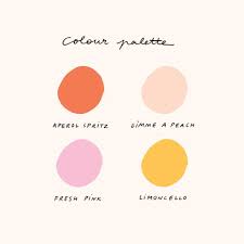 Super Summery Colour Palette I Created For Summah Co When Designing Their Thank You Cards Spring Color Palette Brand Color Palette Color Pallets