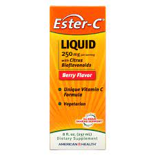Get free products & more with iherb rewards. American Health Ester C Liquid With Citrus Bioflavonoids Berry Flavor 250 Mg 8 Fl Oz 237 Ml Iherb