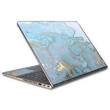 Skin Decal For Hp Spectre X360 13t 13 3 Laptop Vinyl Wrap Teal Blue Gold White Marble Granite Walmart Com Marble Laptop Case Hp Spectre X360 Laptop Vinyl