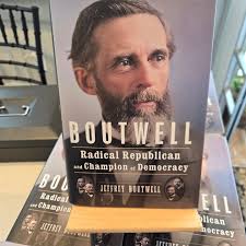 We are all set up at The Groton Inn for this afternoon's special launch  event with local author Jeffrey Boutwell, for his new book "Boutwell:  Radical Republican and Champion of Democracy." The