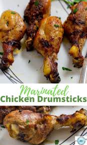 Marinated Chicken Drumsticks Drumstick Recipes Easy Chicken Recipes Baked Marinated Chicken