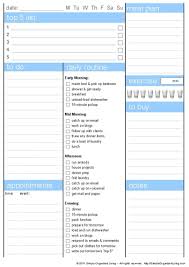 019 Template Ideas Daily Routine Chart My Wonderful Family