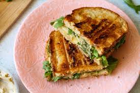Add the sandwiches and cook for 5 minutes or until lightly browned and the cheese is melted. Vegan Panini Recipe With Smoked Gouda Apple And Arugula Filling Plant Perks