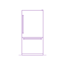 Featuring a huge 545l capacity to effortlessly organise and store your food, and a stylish exterior, the kogan 545l french door fridge is the perfect addition to any kitchen. Whirlpool Double Drawer French Door Refrigerator 25 8 Cu Ft Dimensions Drawings Dimensions Com