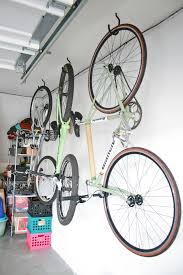 Hang Bikes In The Garage Check Bike Storage Garage Bike Storage Diy Hanging Bike Rack