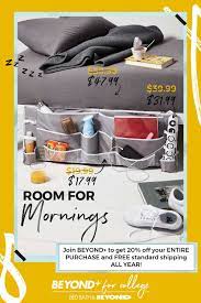 Make College Mornings Easier When You Outfit Your Dorm With Bed Bath Beyond Check Off All The E College Dorm Essentials Dorm Room Essentials Girls Dorm Room