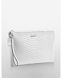 Trunks briefs bras panties sleepwear more. Calvin Klein Arslyne Python Embossed Leather Large Wristlet 118 Calvin Klein Lookastic