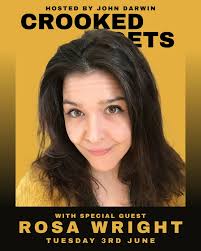 It's here, Crooked Poets, November edition. Come see and listen to Ian  Killen or put your name down for the open mic section and do a read  yourself. This Tuesday, John Darwin's