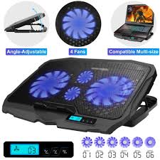 At alibaba.com, a plethora of advanced and creative multifunctional laptop table are available for buyers who want to make the most of their spaces. Buy Stand Cooling Air Pad Coolpad 4 Fans Lcd Display Laptop Cooler Laptop Cooling Pads Cooling Fan At Affordable Prices Price 37 Usd Free Shipping Real Reviews With Photos Joom