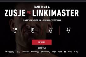 Fame Mma 6 Juz Dzisiaj Jak Ogladac Za Darmo Kto Zawalczy Zawodnicy Walki Stream Fightway Pl