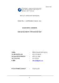 22 journal of techno social kepada 26 organisasi iaitu 75% daripada jumlah organisasi yang telah menerima pengiktirafan sistem pengurusan persekitaran (iso 18001:1999) dari sirim. Doc Osh Management Assignment Sept 2015 Mohd Khairy Academia Edu