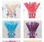 Customized Size Lollipop Stick Clear Colored Lollipop Paper ...