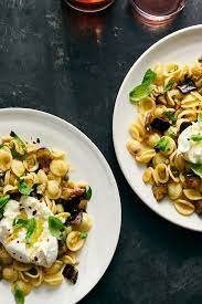 Eggplant Caponata Pasta With Ricotta And Basil Recipe Recipe Eggplant Caponata Pasta Recipes