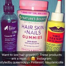 Products For Hair Growth Disclaimer Everybody Is Different What Some People Might Use May Not Work For You Natural Hair Styles Hair Nutrients Grow Hair
