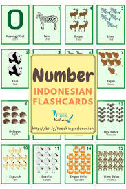 Numbers Indonesian Flashcards 4 Sets Nomor Angka Indonesian Numbers Flashcards Learning Numbers Indonesian