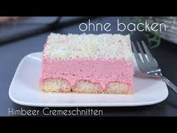 Bei diesem kuchen potenziert sich das ganze. Kuchen Ohne Backen Himbeer Cremeschnitten Zum Verlieben Youtube Kuchen Ohne Backen Kuchen Und Torten Rezepte Schnelle Kuchen Backen