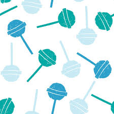 Patron Sin Costuras Con Piruletas Azules Aisladas Sobre Fondo Blanco Caramelos De Dibujos Animados En Estilo Retro Fondo De Pantalla De Dulces Dulces Vector Premium