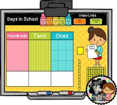 Interactive Calendar For Pre K Kindergarten 1st Works On Any White Board Interactive Calendar Kindergarten Resources Kindergarten Calendar