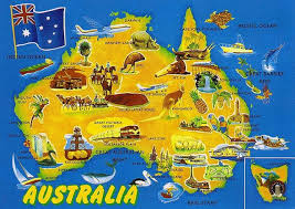 Yahoo Login Australia Map Illustrated Map Australia