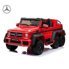 Kids Ride On Mercedes Benz G63 Jeep Battery 4 Motors 6 Wheels Car Rc Toy Mp3 Red Unbranded In 2020 Battery Powered Car Mercedes Benz Outdoor Toys For Kids