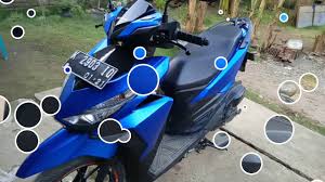 Rp 15.800.000 2018 honda vario 125/2018 cbs/iss/alarm low km. Modifikasi Vario 125 Led Full Skotlet Biru Metalik Doff Youtube