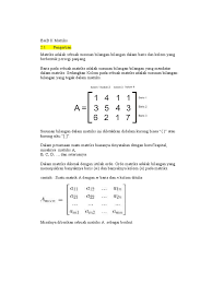 Maybe you would like to learn more about one of these? Bab Ii Matriks