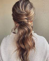 S U N D A Y E Melbournehairstylist Ponytailpower Hairdecorations Twist Ponytail Hair Styles Natural Hair Styles