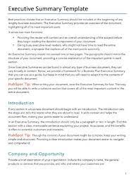 Free Executive Summary Template For Pdf | Word | Hubspot