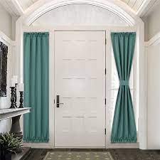 Most sizes sewn in usa! Thermal Insulated Blackout Curtain For French Door Sidelight Door