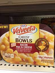 Kraft Velveeta Cheesy Bowls Bacon Mac Cheese Bacon Mac And Cheese Mac And Cheese Food