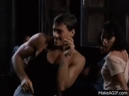 Van damme does the splits between two trucks. Kickboxer Jean Claude Van Damme Dance Hd On Make A Gif