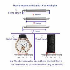 Where the case diameter is the smallest, keep the calipers from one side. 4pcs Watch Spring Bars Shopee Singapore