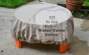 The Windy City Wilsons 12 Diy No Sew No Tool Water Table Cover Backyard Outdoor Table Covers Toddler Water Table Kids Water Table