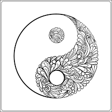 A brief description of the manhua wu dong qian kun: Yin Und Yang Dekorative Hand Gezeichnete Symbol Fur Malbuch Lizenzfrei Nutzbare Vektorgrafiken Clip Arts Illustrationen Image 68985495