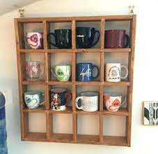 Personalized wall mounted coffee mug holder, coffee cup mug rack, coffee mug display, mug cup shelf storage, starbucks, rae dunn. Mug Rack Wall Mounted Target Amazon Uk Mug Rack Coffee Mug Display Diy Decor