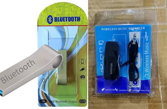 UNBRAND USB BLUETOOTH RECEIVER DONGLE - SILVER 