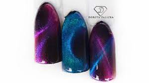 Beautiful autumn nails, cat eye nails, evening nails, festive cat eye nails, modern nails, monogram nails, nail designs with pattern, nails ideas 2017. Cat Eye Basic Nail Art 9d Cat Eye Effect Nails 2020 Magnetic Gel Polish Nail Art Easy Nail Art Youtube